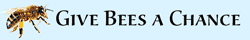 give bees a chance bumper sticker