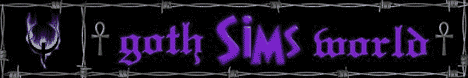 goth sims world banner