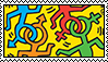 keith harring stamp