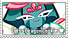 lotus dragon cookie stamp