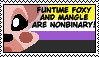 funtime foxy and mangle are non-binary stamp