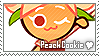 peach cookie stamp